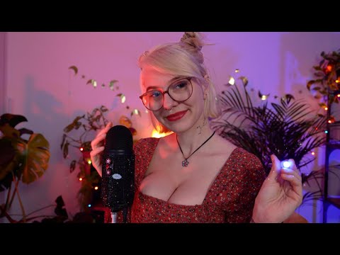 ASMR Deep German Up-Close Whispers for Sleep (ear to ear whispers & triggers, personal attention)