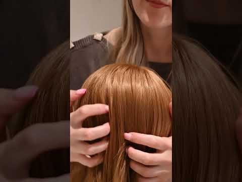 ASMR | Gently playing with your hair to make you relax 🥰 #asmr #asmrhair asmrhairplay