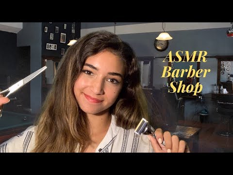 ASMR Soft Spoken Barber Shop Roleplay | Tingly Haircut and Shave