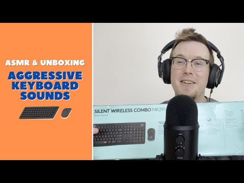 #ASMR | Aggressive / Fast Keyboard Sounds and Unboxing Logitech Keyboard