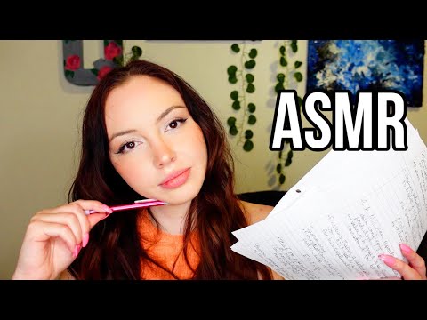 PAY ATTENTION TO ME (ASMR) | Helping you Study (whisper and soft spoken)