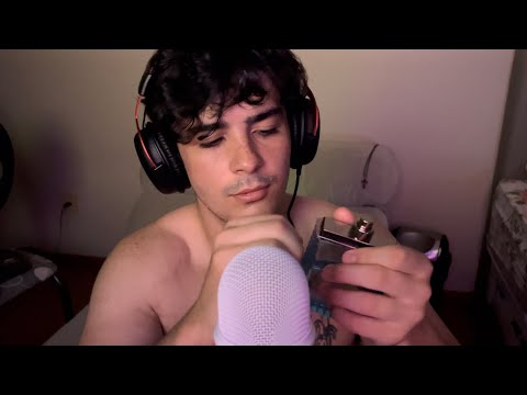 ASMR Versace (Glass Tapping, water sounds, mouth sounds)