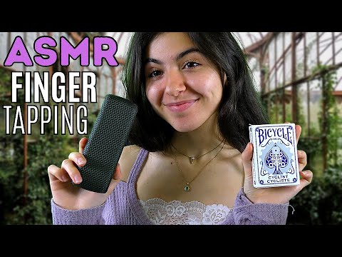 ASMR || finger tapping on stuff