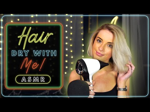 [ASMR] Blowdry / Hairdrying / Hair Play / Wet to Dry / Brushing !!!