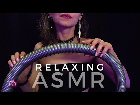 ASMR | Ear to Ear Vacuum Hose Scratching | Styrofoam Scratching & Rubbing (No Talking)