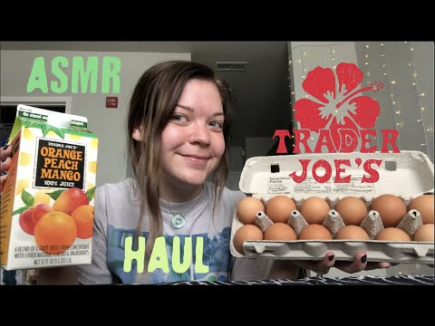 ASMR Trader Joes grocery haul 💕🌺😊 yummy!!