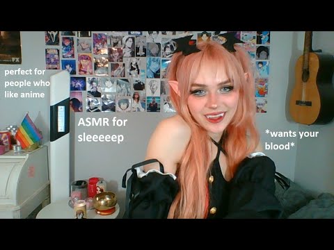 ASMR vampire girl krul tepez gives you TINGLES (she wants to bite you) seraph of the end