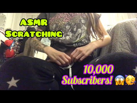ASMR Shirt & Body Scratching 10,000 Subscribers 🥳