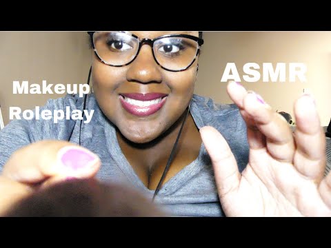 ASMR *makeup roleplay soft spoken | Janay D ASMR