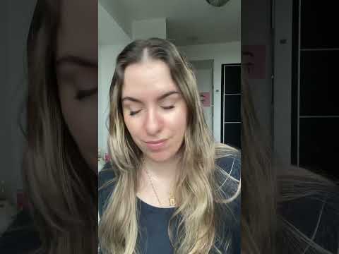 ASMR Styling your hair and straightening it