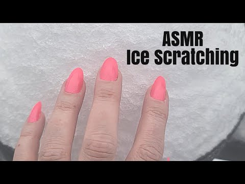 ASMR Ice Scratching Outside-No Talking After Intro