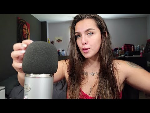 ASMR- Q&A Announcement!! Mouth Sounds, Mic Scratching, And Fast Tapping!!!!