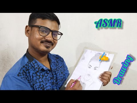 ASMR DRAWING YOUR FACE 👀✍️(PERSONAL ATTENTION)