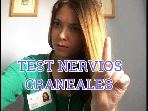 ASMR test nervios craneales, REMAKE: español. Doctora love