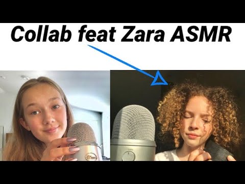 ASMR Slow Tapping + Scratching | Collab W/ Zara ASMR 🖤