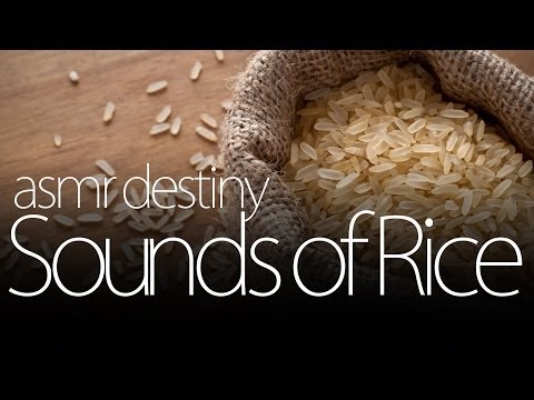 ASMR Rice ~ Sound Triggers (3D, binaural, ear to ear)