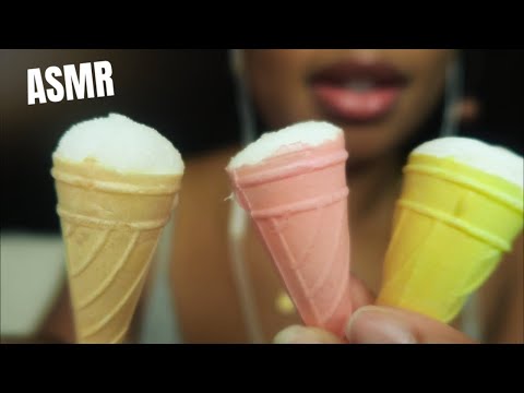 ASMR | S’mores Marshmallows Ice Cream Cones 🍦🍫