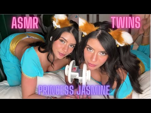 ASMR TWINS EAR Attention PRINCESS JASMINE Cosplay 😘