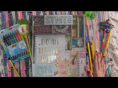 ASmR journaling pens/pencils writing sounds ~ Soft Whispering (my first journal !)