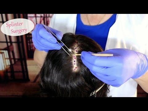 ASMR Rhinestone Removal at your Scalp Clinic (Whispered)
