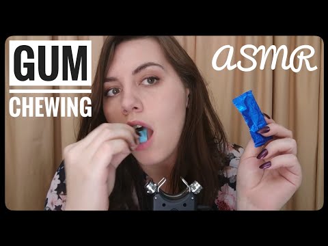 ASMR Gum Chewing  with 5 Pieces of Gum (Intense Mouth Sounds)