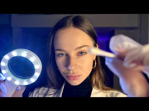 ASMR School Nurse Takes Care Of You While Sick🤒 | Ear Cleaning, Face Touching, Eye Exam