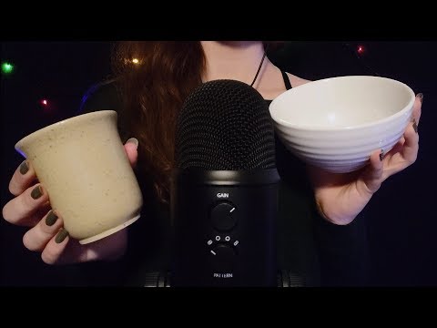 ASMR - Ceramic Cup & Bowl (Tapping & Scratching) [No Talking]