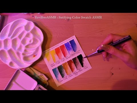 Satisfying Color Swatch ASMR