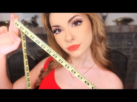 ASMR Measuring YOU Roleplay 📐 Inaudible Whisper, Writing Sounds, Personal Attention, Face Touching