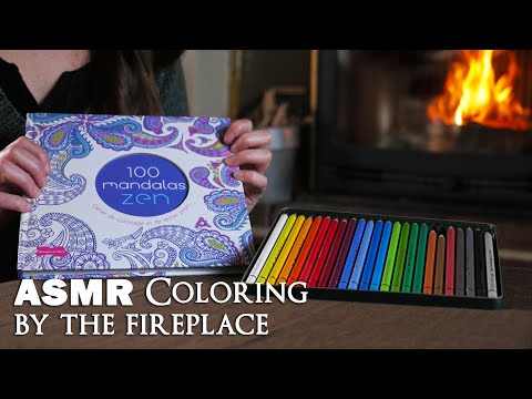 ASMR Color With Me by Fireside ! 🔥  Cozy & Relaxing Coloring ✏️ (paper / pencil sounds, no talking)