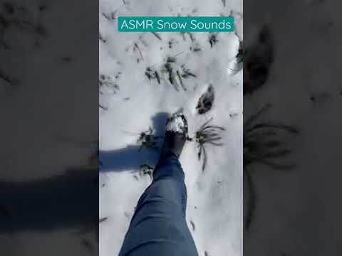 ASMR Snow Sounds #shorts