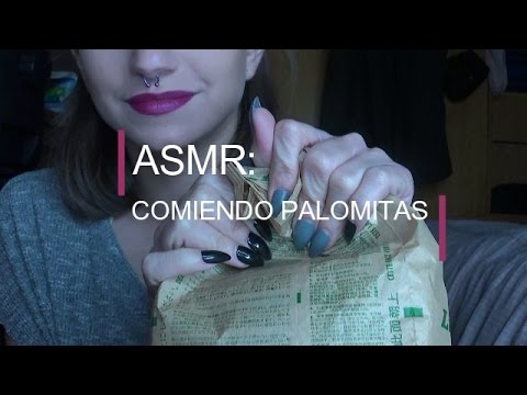 ASMR Comiendo palomitas y susurros