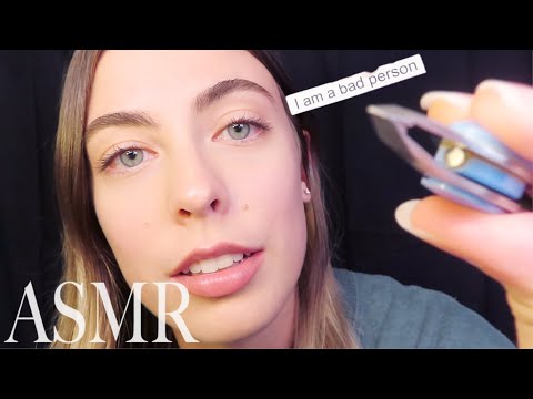 ASMR | Caring Friend Plucks Out Your Negative Thoughts (And Reassures You) | Soft-Spoken, Tweezers