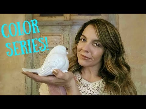 ASMR - Color Series - White items - Tapping - Scratching - Whispering