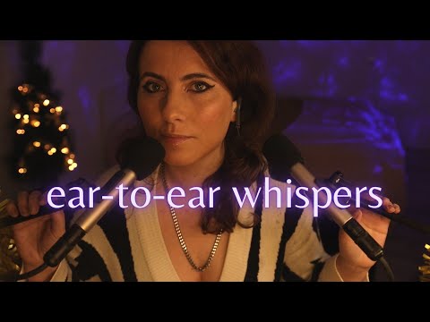 ASMR | Ear-to-Ear Whispers * Positive Affirmations * Face Touching