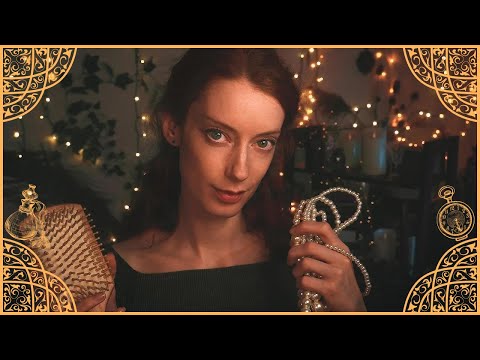 ASMR ✨Ep1- Handmaiden Prepares You For The Ball & Gives You Confidence- Hair brushing, Dress Fitting