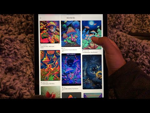 ASMR Tapping and Tracing Ipad Images