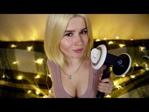 Use me… as a background ASMR kisses 💋 3Dio binaural mouth sounds, ear eating, positive affirmations