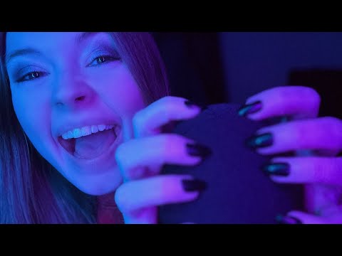 ASMR Aggressive Mic Scratching With Long Nails and Loud Whispers