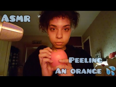 ASMR ◇ Peeling an orange 🍊