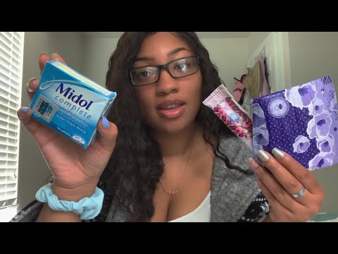 ASMR | Big Sis Helps With Your First Period | Rp