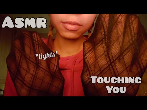 ASMR ◇ Touching your face with tights 💫
