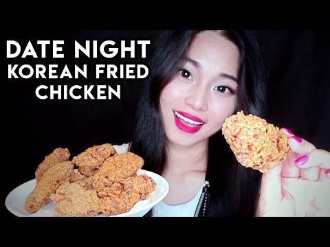[ASMR] Date Night Roleplay - Eating Korean Fried Chicken (Unisex)