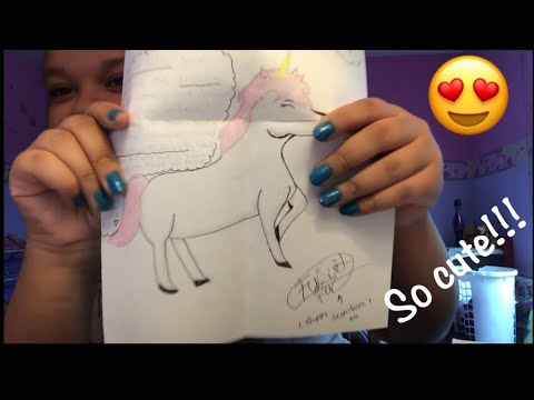 Opening fan mail (non asmr)