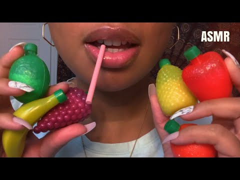 ASMR | Eating Tropy Fruits Candy 🍌🍍🍇🍓🍊