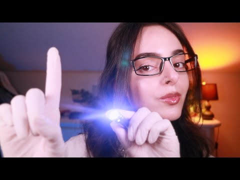 ASMR Click Here to Get Your Eyes Checked 👀 ASMR Medical Eye Exam, Light Triggers, Up Close PA ✨