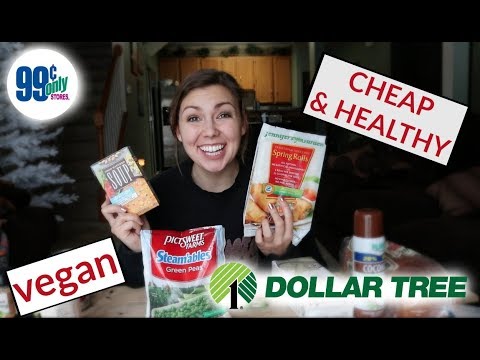 HEALTHY FOODS from the DOLLAR STORE!!!