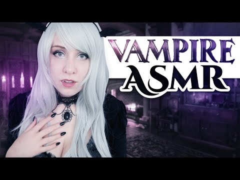 ASMR Roleplay - Vampire Girl ~ Luna's Return ~ Spooktober #1 - ASMR Neko