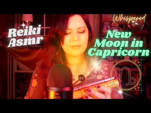 ✨Reiki ASMR-New Moon In Capricorn~The best time to set intentions! Natural rain sounds