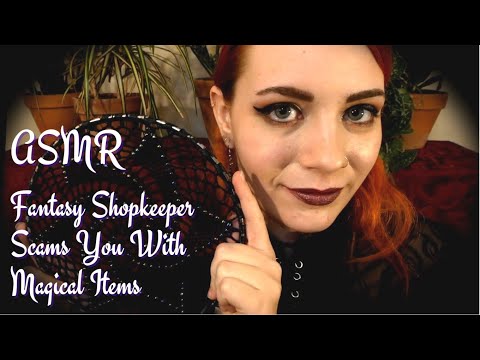 ASMR Fantasy Shopkeeper Scams You With Weird Magical Items | Fantasy RP